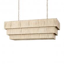  2632-79 - Everly Rectangular Chandelier Natural